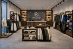 KALUD Signature Wandregal – Offenes Fashion-Wandsystem aus Metall & Steinoptik (Maßanfertigung) – Bild 3