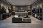 KALUD Signature Wandregal – Offenes Fashion-Wandsystem aus Metall & Steinoptik (Maßanfertigung)