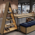 Verkaufsständer Mittelraum nach Maß – Modernes Präsentationsmöbel aus Holz & Metall