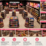 Süßwaren Shop Einrichtung – Moderner Candy Store Ladenbau