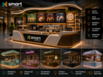 Moderne Kiosk Ladenbau Einrichtung für Einkaufszentren – Coffee, Tea & Dessert Konzept nach Maß – Bild 4