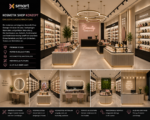 Moderne Kosmetik Shop Einrichtung – Exklusives Beauty Store Konzept nach Maß