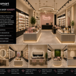 Moderne Kosmetik Shop Einrichtung – Exklusives Beauty Store Konzept nach Maß