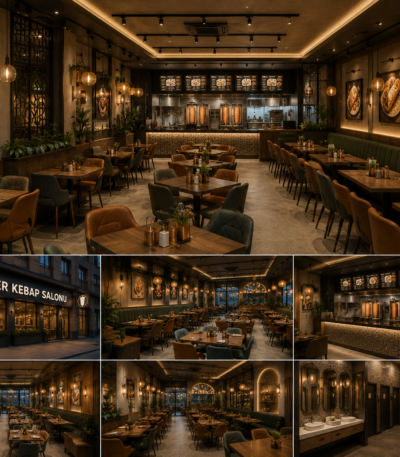OTTOMAN FLAME Konzept – Moderne Döner Restaurant Einrichtung